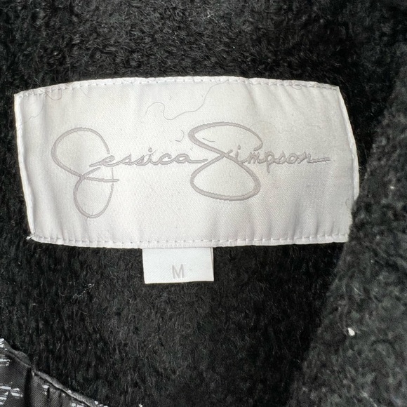 Jessica Simpson black wool blend coat size M - Picture 3 of 9